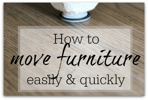 tips for moving furniture before carpet cleaning